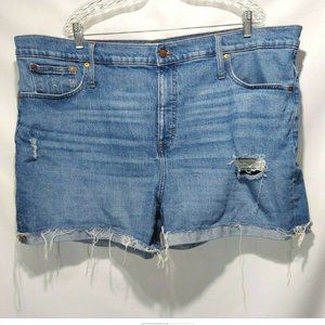 Madewell Distressed Cut Off High Rise 5" Denim Shorts Size 36